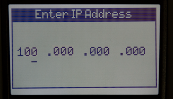 Enter IP Address
