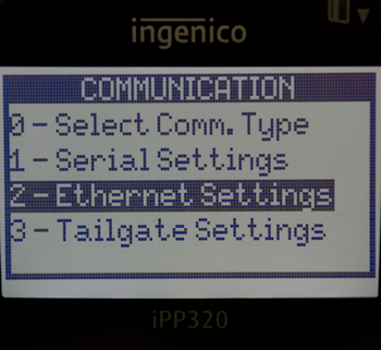Ethernet Settings